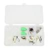 Fly Fishing Lure Kit Plastic Stainless Steel Sequins Fly Hooks Assisted Thrower Fishing Accessories