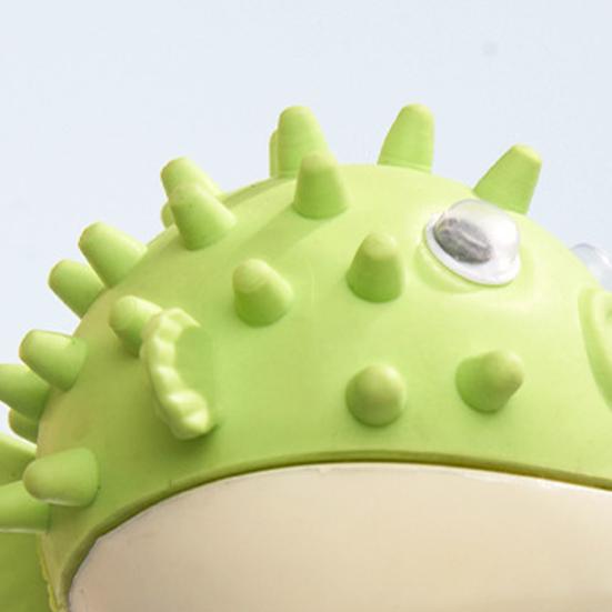 Catnip Ball Cat Toy Pufferfish Ball Rotatable Lick Toy Rubber Interactive Chew Toy Kitten Teething Ball for Indoor Cats Teeth Cleaning Entertainment