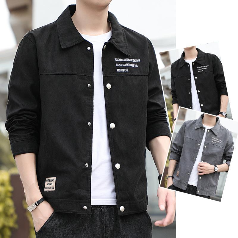 Tooling Jacket Cardigan Casual Loose Trendy Brand Clothes Hong Kong Style Denim Versatile Jacket