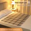 Wodoodporna, zmywalna bawełniana podkładka pod pieluchy dla dorosłych - oddychająca, duża, pieluchomajtkowa mata do pielęgnacji dla osób starszych