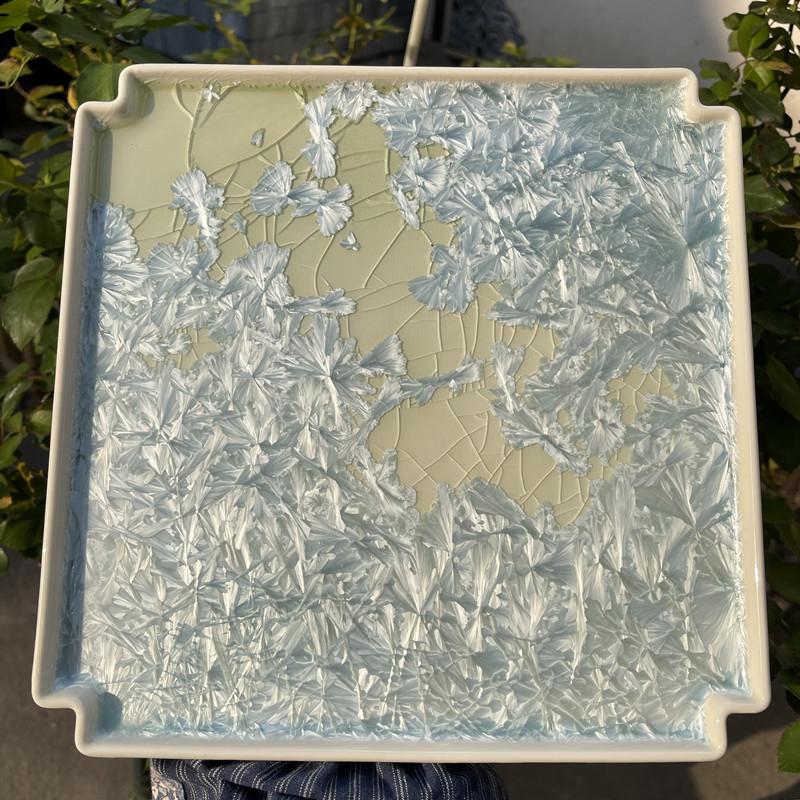 300ml Cristallo di Ghiaccio Smalto Ceramico Speciale per Scuola Smalto Artistico Temperatura Media Forno Elettrico 1250-1260℃