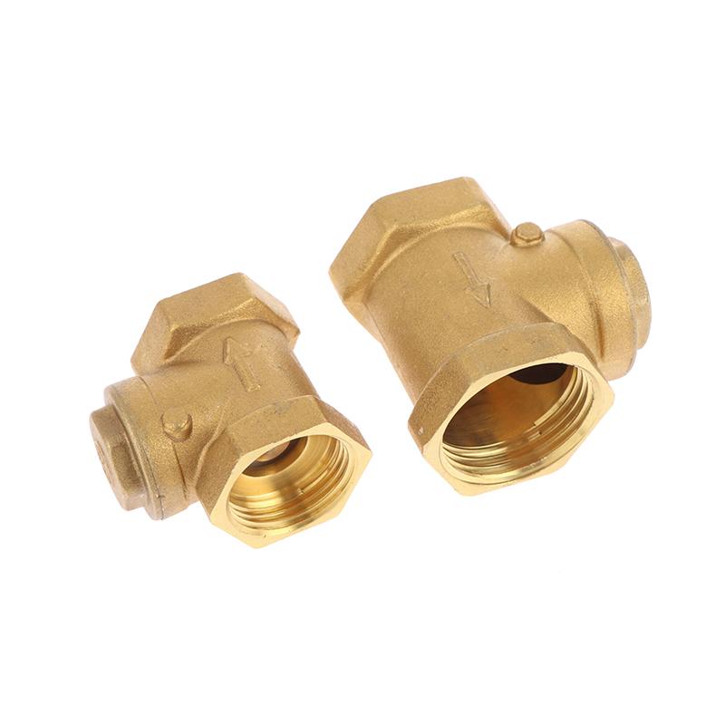 Dn15 Dn20 Dn25 Dn32 Dn40 Horizontal Brass Wire Mouth Non-Return Valve Female Thread Check Valve Equipment Accessories