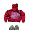 Unisex Hip Hop Streetwear Oversized Hooded Zip-Up Sweatshirt With 3D Print Fall Winter