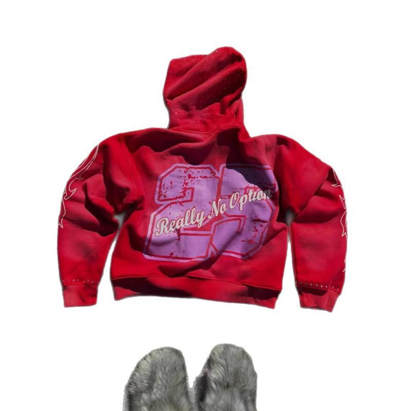 Unisex Hip Hop Streetwear Oversized Hooded Zip-Up Sweatshirt With 3D Print Fall Winter