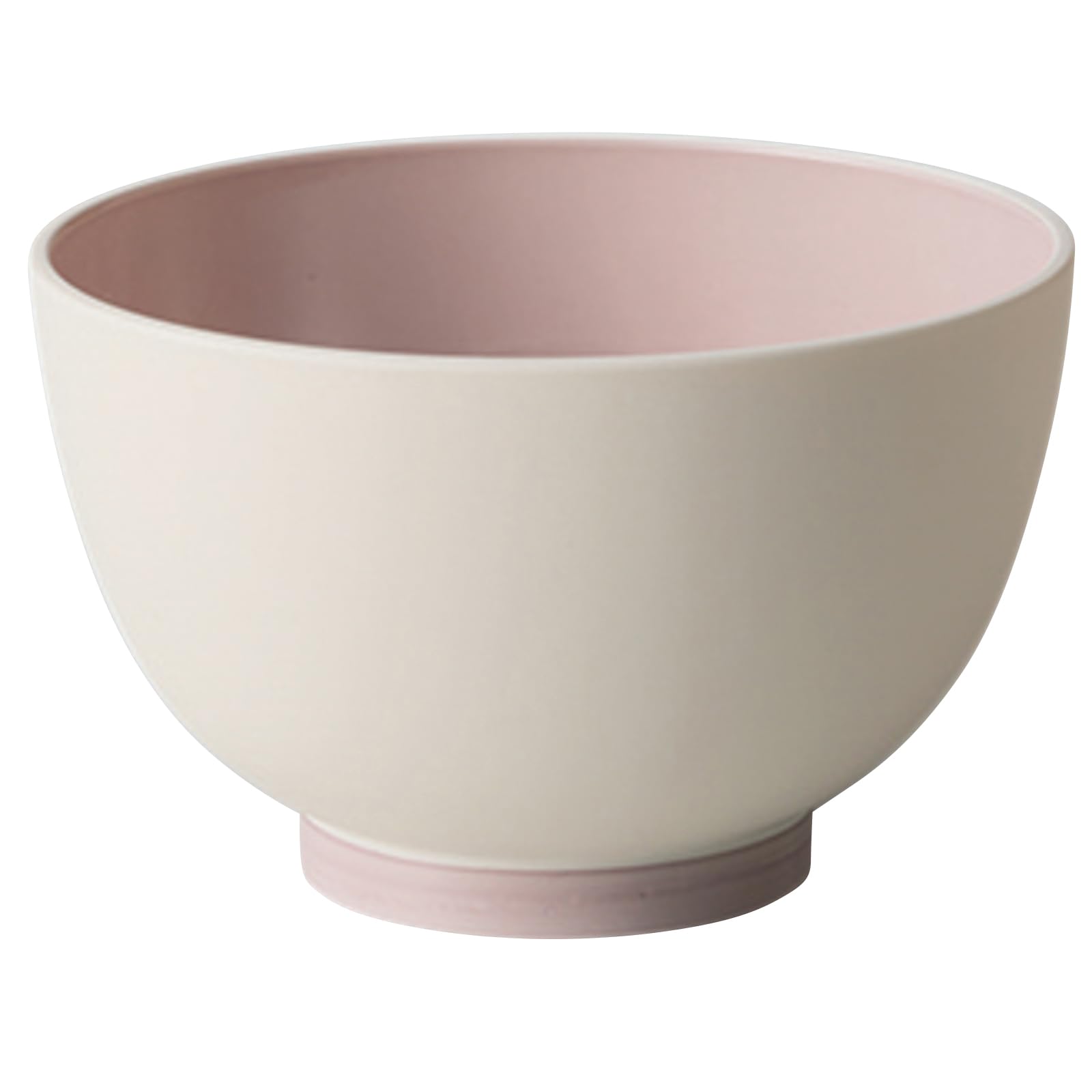 

Break-resistant bowl for miso soup, approximately 500ml, medium size, MUSUBI, blurred pattern, dishwasher and microwave safe, pink, product number