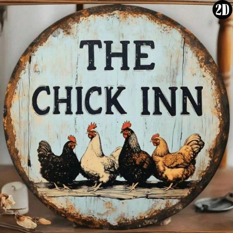 Metal Wall Decorative Paintings for Kitchen Farm Cafe Interior
