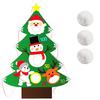 Decorative Throwing Game Children Felt Christmas Tree Party Game Holiday Outdoor Indoor Courtyard
