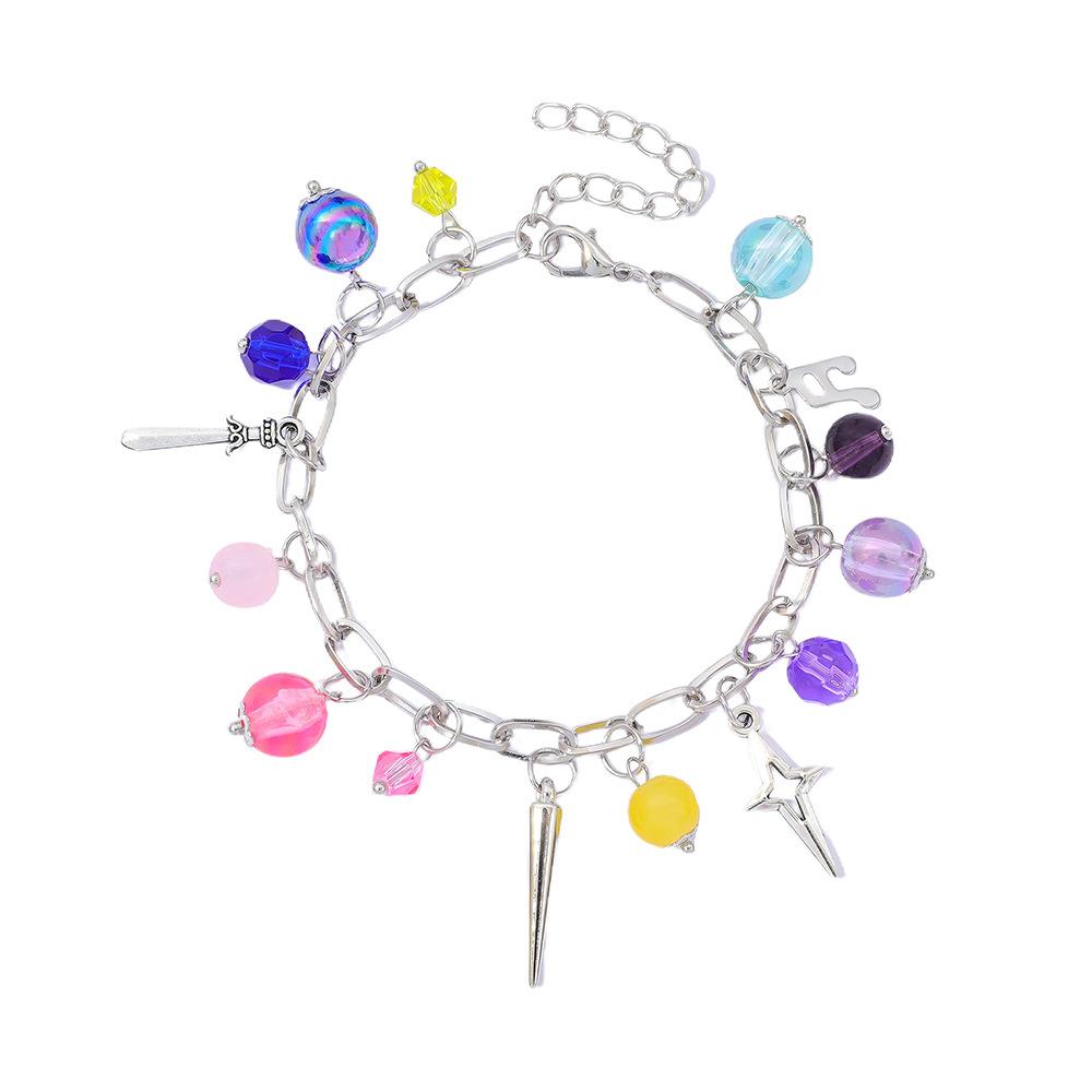 

Huntrix Anime Bracelet, Zinc Alloy Cartoon Character Chain, Adjustable 19.5cm+5cm Length, 2025 Spring New Gift for Fans