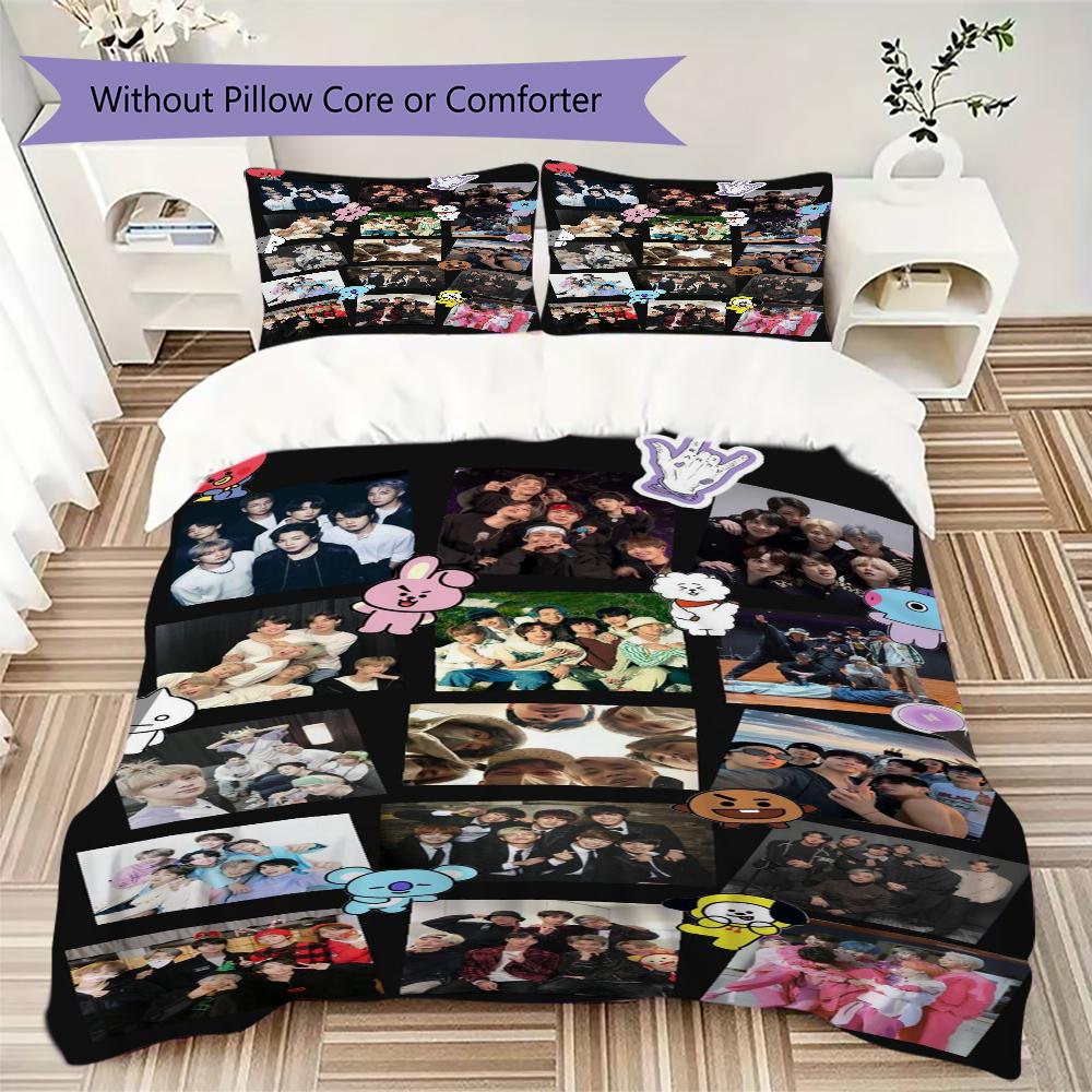 Love Love Threepiece Set 1 Duvet Cover 2 Pillowcase Without Core Without Core Soft And Comfortable Bedding Set Duvet Cover And Pillowcase