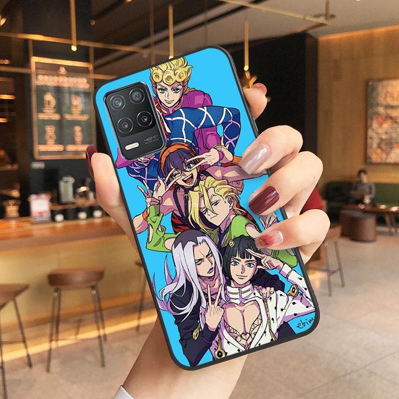 JoJo Bizarre Adventure Phone Case for OPPO Realme GT 2 Pro X2 Pro XT C25S 8 7 6 Pro 6i GT Master C3 C21 C21Y C11 X3 SuperZoom