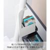 [Yamazaki] Stick Vacuum Paper Bag & Charger Stand White W18xD27xH40cm Tower. Cordless Vacuum Stand. Stores charger and paper bag. 10260