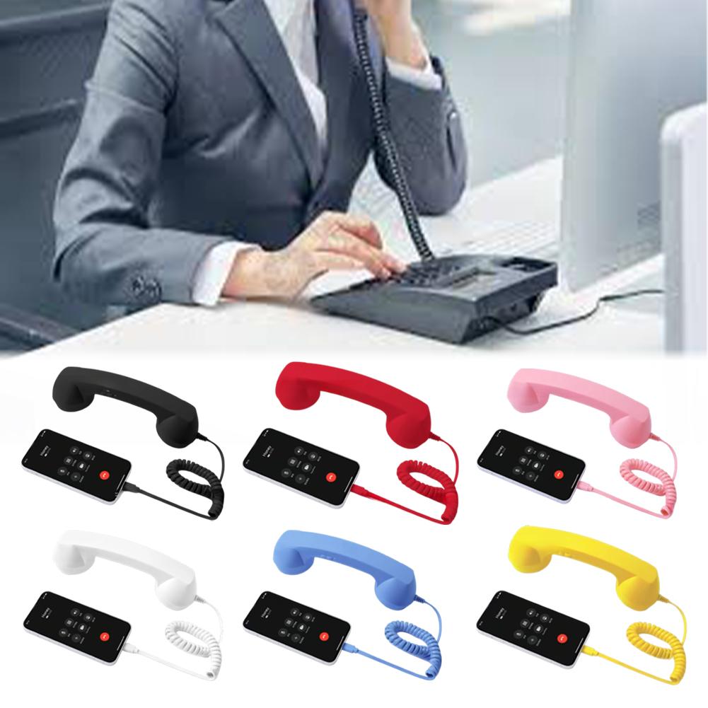 Built-in Speaker Retro Handset Type-C Handset Clear Call Audio