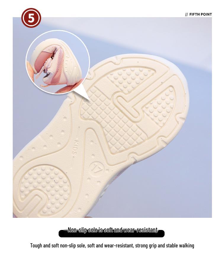 Baby Toddler Non-Slip Soft Sole Mesh Sneakers for Boys & Girls - Spring & Autumn
