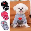 Thickened Warm Dog Hoodie Polyester Pet Sweater Vest Cat Dog Pullover  Taddy Yorkshire