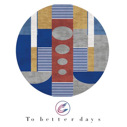 Koberec kulatý ve skandinávském stylu, lehký luxus, dekorace obývacího pokoje, koberce do ložnice k posteli, bytová dekorace, protiskluzová podložka pod židli na podlahu