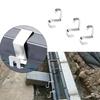 50 Pieces Small Gutter Hook Decoration for Securing Christmas Light on Eaves Gutters and Balconies Daily Casual Use HX6C
