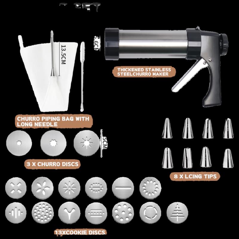 

Ruhan Multifunctional Stainless Steel Churros & Dough Maker