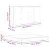 Outdoor Sofa Cushions 3 Pcs Anthracite Polyester