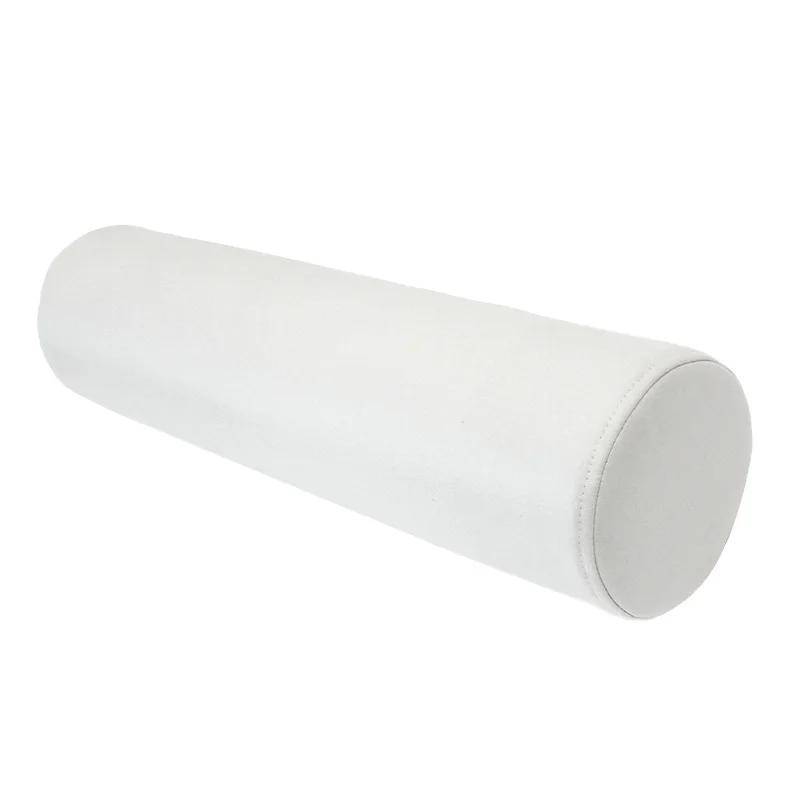 Solid Color Cylinder Pillow for Back Neck Legs Orthopedic Lumbar Support Cushion for Office Sofa Bed Sleeping Maternity Comfort