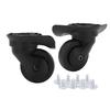 1 Pair PP PET Luggage Swivel Casters Swivel Mute Luggage Wheels Replacement 360 Degree Rotation Travel Suitcase Caster