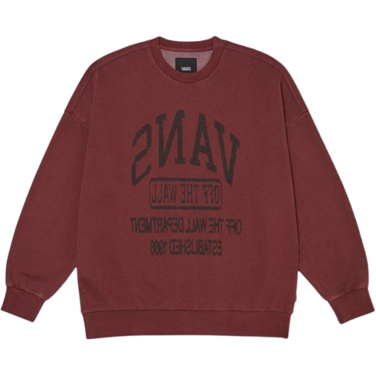 

Vans Логотип Свободного Кроя Свитшот с Длинным Рукавом Мужской свитшот VN000NE04QU L