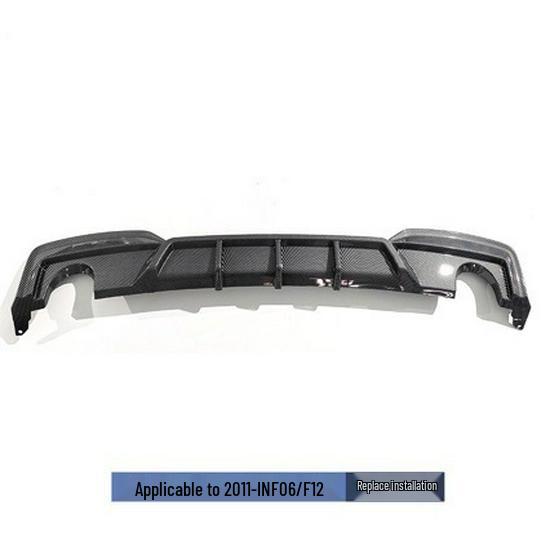 BMW 6 Series Rear Lip Mod Kit (F06, F12, F13, MP) Dual/Quad Carbon Fiber Bumper