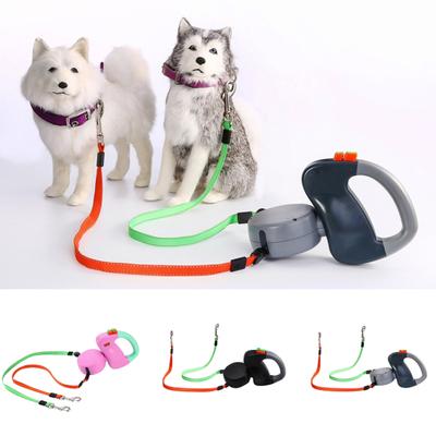 Doppelte Zugseile in einem Design, automatische Teleskop-Leine für Welpen, Hunde und Haustiere