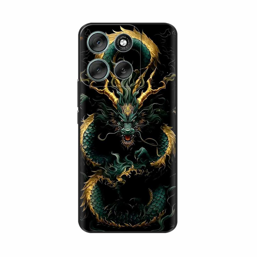 For Motorola Moto G56 5G Case Cute Print Cover Soft Black Silicone Bumper Phone Cases For Moto G86 MotoG86 G 56 Back Cover Funda