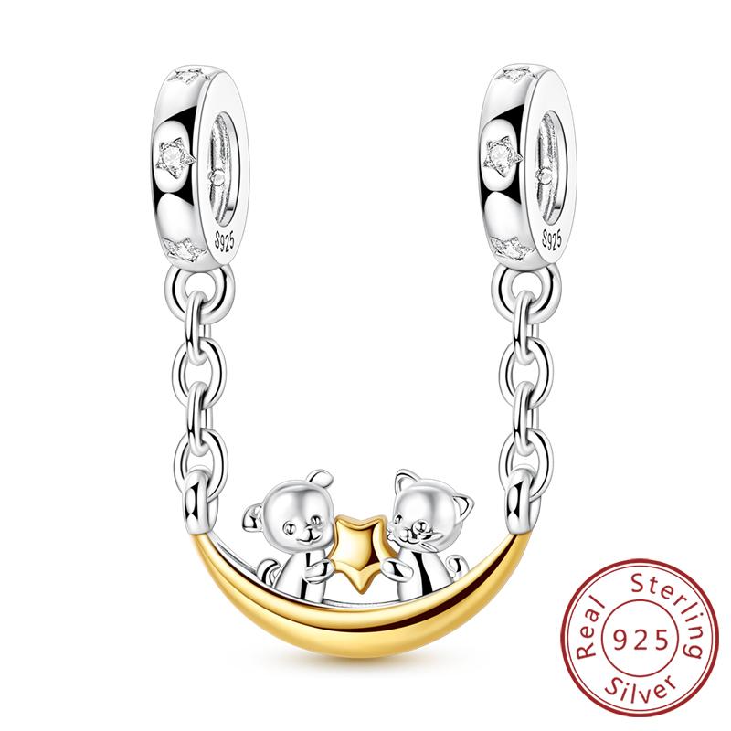 New Copper Charms Beads Pendant Cherry Lemon Heart Tower Charm For Original Bracelet Pendant Woman Girl Jewelry