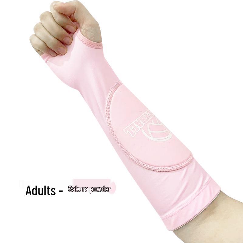 Damen Volleyball & Basketball Anti-Kollisions-Kompressions-Armstulpen - Atmungsaktive, fingerlose Sport-Ellbogenpolster für das Prüfungstraining
