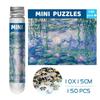 Christmas Gifts, Family Time  150 Mini Test Tube Puzzle World Famous Painting Travel Puzzle Yc-M