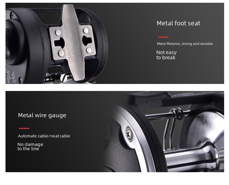 Kemaolong Visual Anchor All-Metal Sea Fishing Reel with Drag