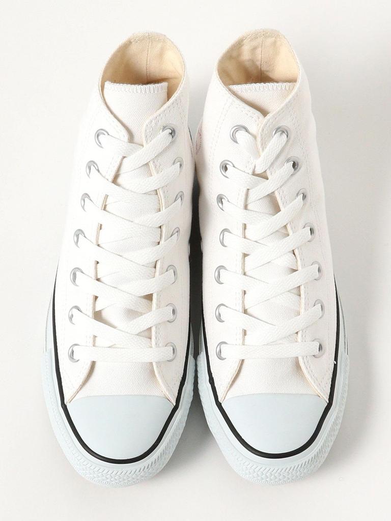 Ray Beams Converse All Star Hi-Colors Hi 21SS Women's Shoes, White/Black, 4H