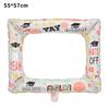 Diy Photo Frame Balloon Birthday Party Decoration Aluminum Film Balloon Graduation Scene Arrangement Props Atmosphere Arrangement