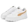 Puma  Mayze Stack White Light Sand Women Sneakers 384363-03
