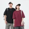 Men's American Trend Cotton Ripped Print T-Shirt, Short Sleeve, Summer Style for Teens & Couples