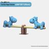Children's Outdoor Hippo Spring Seesaw