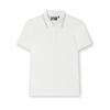 White Fashion Trend Comfortable Versatile Short Sleeve Polo Shirt Women Tops F11W533108F-WT