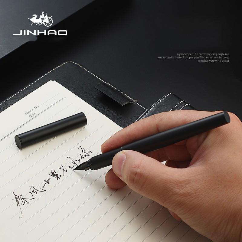 Jinhao 35 Full Metal Fountain Pen Luxury EF/F Nib Stainless Steel Calligraphy Writing Pen Office School Stationery Supplies