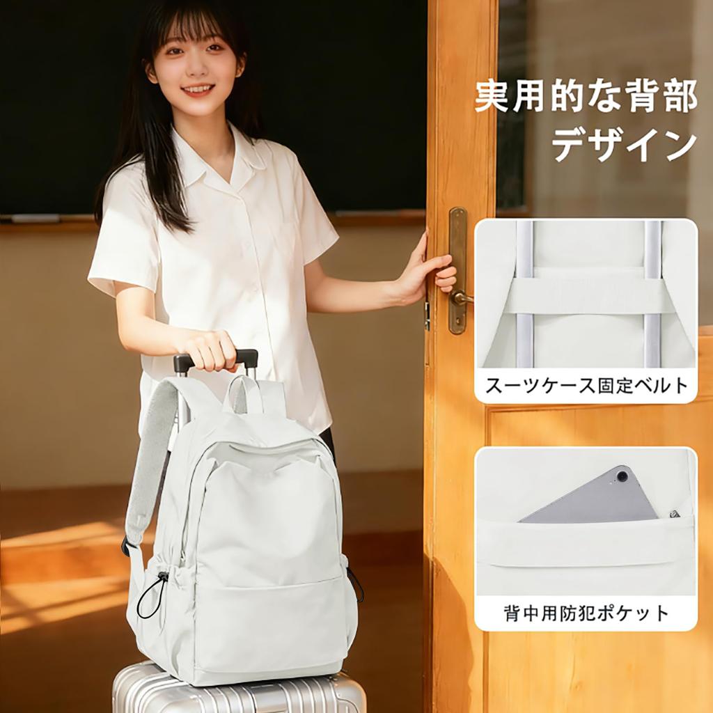 Popular School Backpack for High School Daytime Outdoor Backpack for Men and Black Backpack for Junior High School Lightweight Travel Bag for