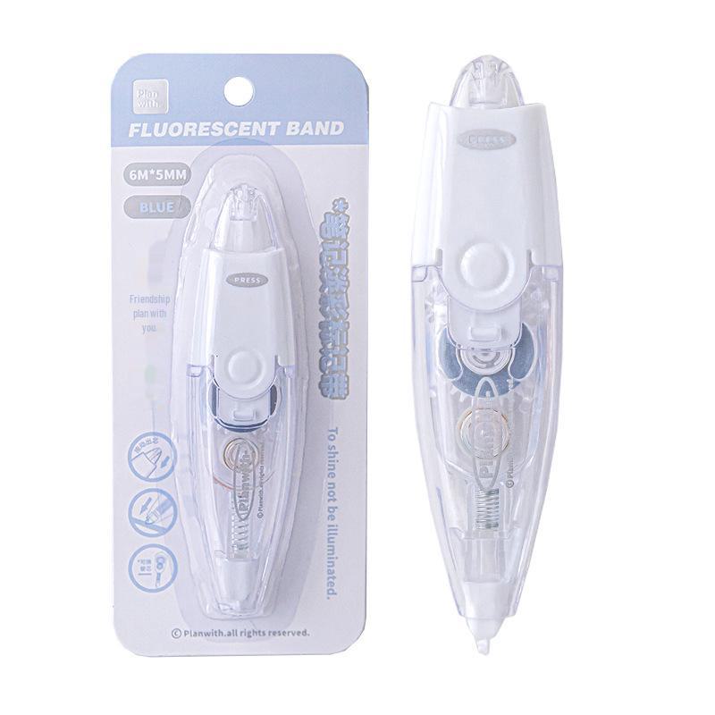 Planwith Mark Dual-Function Light Marker & Correction Tape for Students