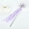 Princess Snow and Ice Crown & Wand Set for Girls - Plastic Tiara and Headband Accessories