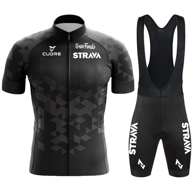Strava Tour De France Men S Short Sleeve Suit Row Cycling Event Cycling Suit Top Spot S