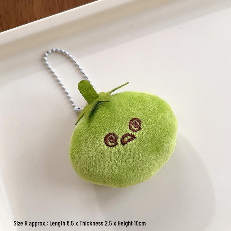 Creative Fruit Pendant Plush Doll Keychain Charm - Small Gift