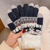 Coldproof Christmas Reindeer Gloves Warm Touch Screen Mittens New Winter Gloves  Autumn Winter