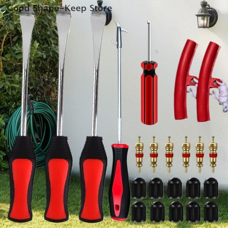 Motorcycle Bicycle Tire Changing Levers Auto Spoon Rim Protector Tire Kit - Essential Tool for Safe And Efficient Tire Changes