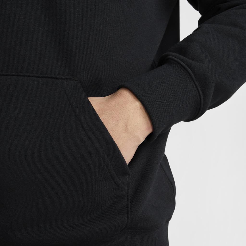 Nike Club Fashion Simple Skin-Friendly Versatile Long Sleeve Sweatshirt Men sweatshirt Black White FN3867-010