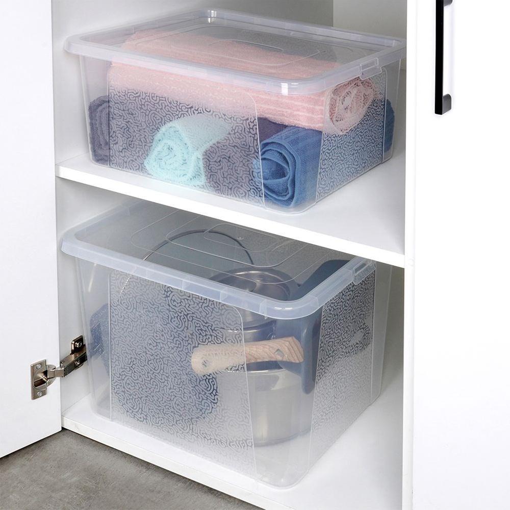 Plastic Storage Container Large Toy Box 20L Lid