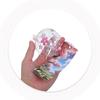 Pink Glass Wind Chime Traditional Japanese Cherry Blossom Design Portable Hanging Decoration Suitable Mothers Day Weddings Beautiful Harmonious Sound.