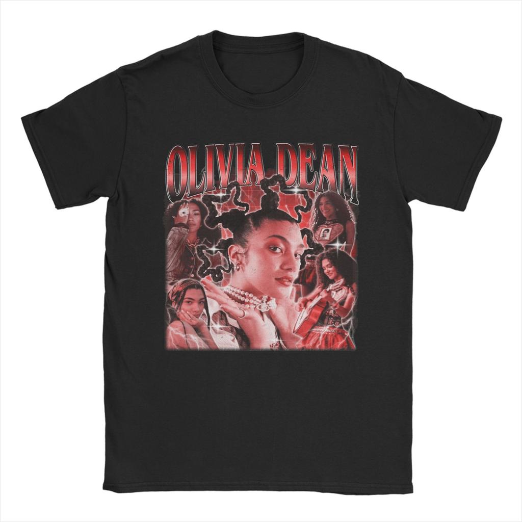 Singer Olivia Dean Accessories Men Women T Shirt 100% Cotton Tee Graphic  Tops T-shirt